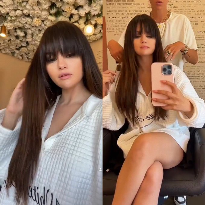 Selena Gomez lance une nouvelle coiffure avec des extensions de cheveux